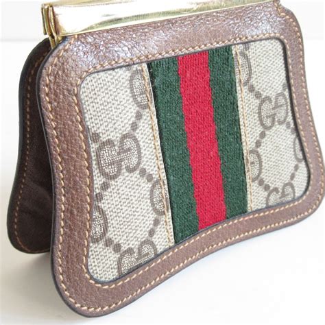 vintage gucci wallet coin purse|Gucci vintage coin pockets.